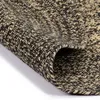 Image de vidaXL Tapis fait à la main Jute Noir et marron 210 cm 343621