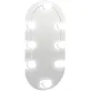 Image de Miroir Avec Éclairage Led 40x20 Cm Verre Ovale Vidaxl