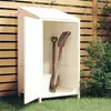 Image de Remise De Jardin Blanc 55x52x112 Cm Bois De Sapin Solide Vidaxl
