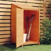 Image de Remise De Jardin Marron 55x52x112 Cm Bois De Sapin Solide Vidaxl