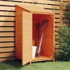 Image de vidaXL Remise de jardin Marron 55x52x112 cm Bois de sapin solide 152181