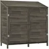 Image de Remise De Jardin Anthracite 102x52x112 Cm Bois De Sapin Solide Vidaxl