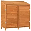 Image de Remise De Jardin Marron 102x52x112 Cm Bois De Sapin Solide Vidaxl