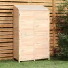 Image de Remise De Jardin 102x52x174,5 Cm Bois De Sapin Solide Vidaxl