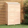 Image de 152190 vidaXL Remise de jardin 102x52x1745 cm Bois de sapin solide
