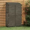 Image de vidaXL Remise de jardin Anthracite 102x52x1745cm Bois de sapin solide 152192