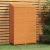 Image de Remise De Jardin Marron 102x52x174,5 Cm Bois De Sapin Solide Vidaxl