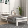 Image de Cadre De Lit Sans Matelas Blanc 75x190 Cm Vidaxl