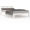 Image de Cadre De Lit Sans Matelas Blanc 140x190 Cm Vidaxl
