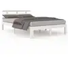 Image de Vidaxl cadre de lit sans matelas blanc 140x190 cm
