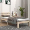 Image de Cadre De Lit Sans Matelas Bois Massif 100x200 Cm Vidaxl