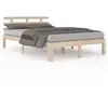 Image de Vidaxl cadre de lit sans matelas bois massif 160x200 cm