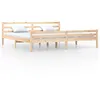 Image de Cadre De Lit Sans Matelas Bois Massif 200x200 Cm Vidaxl
