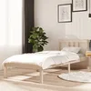 Image de Cadre De Lit Sans Matelas Bois Massif 75x190 Cm Vidaxl