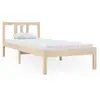Image de Vidaxl cadre de lit sans matelas bois massif 75x190 cm