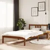 Image de vidaXL Cadre de lit Marron miel Bois massif 100x200 cm 814877
