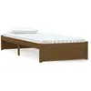Image de Cadre De Lit Sans Matelas Marron Miel Bois Massif 75x190 Cm Vidaxl