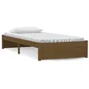 Image de Cadre De Lit Sans Matelas Marron Miel Bois Massif 90x190 Cm Vidaxl