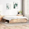 Image de vidaXL Cadre de lit sans matelas bois massif 140x190 cm 815024