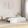 Image de vidaXL Cadre de lit Blanc Bois massif 140x200 cm 815045