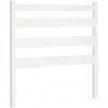 Image de Tête De Lit Blanc 96x4x100 Cm Bois Massif De Pin Vidaxl
