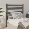Image de Tête De Lit Gris 96x4x100 Cm Bois Massif De Pin Vidaxl