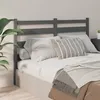 Image de Tête De Lit Gris 146x4x100 Cm Bois Massif De Pin Vidaxl