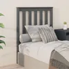Image de Tête De Lit Gris 81x6x101 Cm Bois Massif De Pin Vidaxl