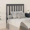 Image de Tête De Lit Gris 96x6x101 Cm Bois Massif De Pin Vidaxl