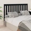 Image de vidaXL Tête de lit Noir 166x6x101 cm Bois massif de pin 818534