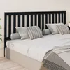 Image de Tête De Lit Noir 206x6x101 Cm Bois Massif De Pin Vidaxl