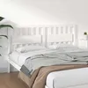 Image de Tête De Lit Blanc 155,5x4x100 Cm Bois Massif De Pin Vidaxl