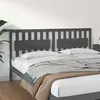 Image de Tête De Lit Gris 185,5x4x100 Cm Bois Massif De Pin Vidaxl