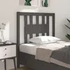 Image de Tête De Lit Gris 96x4x100 Cm Bois Massif De Pin Vidaxl