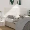 Image de Tête De Lit Blanc 206x4x100 Cm Bois Massif De Pin Vidaxl