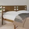 Image de Tête De Lit Marron Miel 126x4x100 Cm Bois Massif De Pin Vidaxl