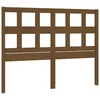 Image de Tête De Lit Marron Miel 125,5x4x100 Cm Bois Massif De Pin Vidaxl