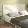 Image de vidaXL Tête de lit Blanc 166x4x100 cm Bois massif de pin 819031