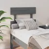 Image de Tête De Lit Gris 93,5x3x81 Cm Bois Massif De Pin Vidaxl
