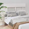Image de Tête De Lit Blanc 124x3x81 Cm Bois Massif De Pin Vidaxl