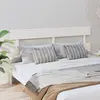 Image de Tête De Lit Blanc 184x3x81 Cm Bois Massif De Pin Vidaxl