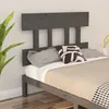 Image de Tête De Lit Gris 103,5x3x81 Cm Bois Massif De Pin Vidaxl