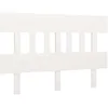 Image de Tête De Lit Blanc 143,5x3x81 Cm Bois Massif De Pin Vidaxl