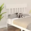 Image de Tête De Lit Blanc 163,5x3x81 Cm Bois Massif De Pin Vidaxl
