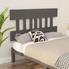 Image de Tête De Lit Gris 183,5x3x81 Cm Bois Massif De Pin Vidaxl