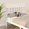 Image de Tête De Lit Blanc 203,5x3x81 Cm Bois Massif De Pin Vidaxl