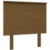 Image de Vidaxl tête de lit marron miel 79x6x82,5 cm bois massif de pin