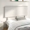 Image de Tête De Lit Blanc 144x6x82,5 Cm Bois Massif De Pin Vidaxl
