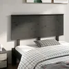 Image de Tête De Lit Gris 144x6x82,5 Cm Bois Massif De Pin Vidaxl
