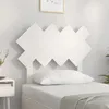 Image de Tête De Lit Blanc 92x3x81 Cm Bois Massif De Pin Vidaxl